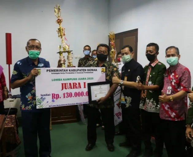 Raih Predikat Terbaik, "Kampung 76" Batursari Menangkan Lomba Kampung Juara Kabupaten Demak